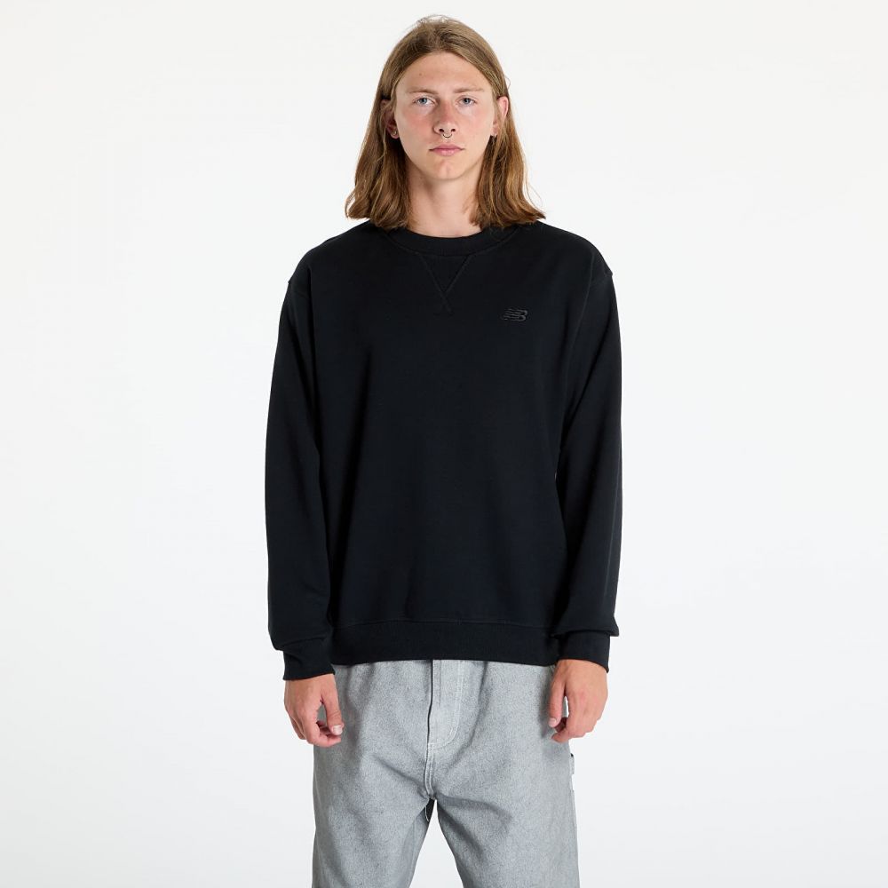 Mikina New Balance Athletics French Terry Crew Black L