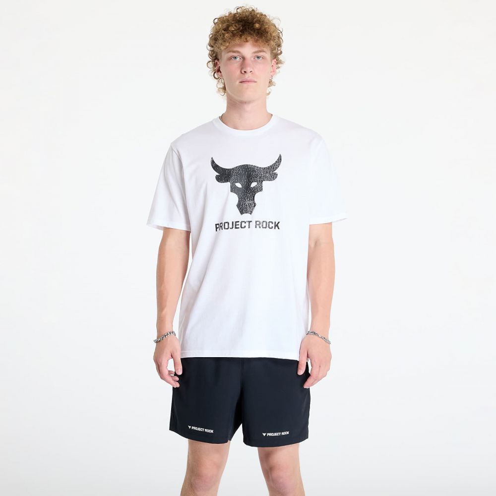 Tričko Under Armour Project Rock Brahma Bull SS Tee White S