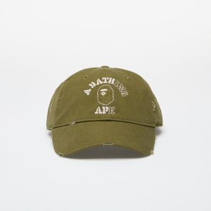 Šiltovka A BATHING APE Worn Out College Cap Olive Drab Universal