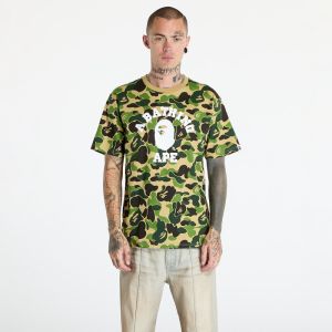 Tričko A BATHING APE Abc Camo College Tee Green XL