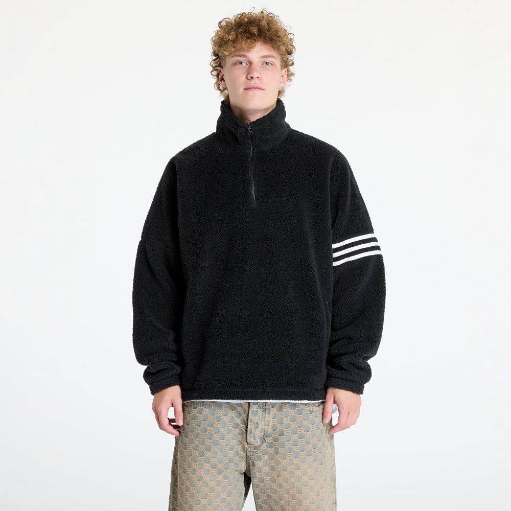 Mikina adidas Neuclassic Polarfleece 1/2 Zip Sweatshirt Black L
