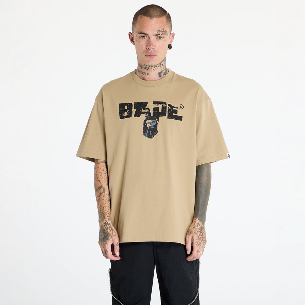 Tričko A BATHING APE Bape Army Relaxed Fit Tee Beige S