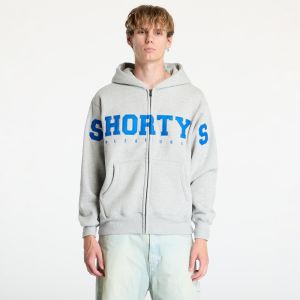 Mikina PLEASURES Wave Zip Hoodie Heather Grey M