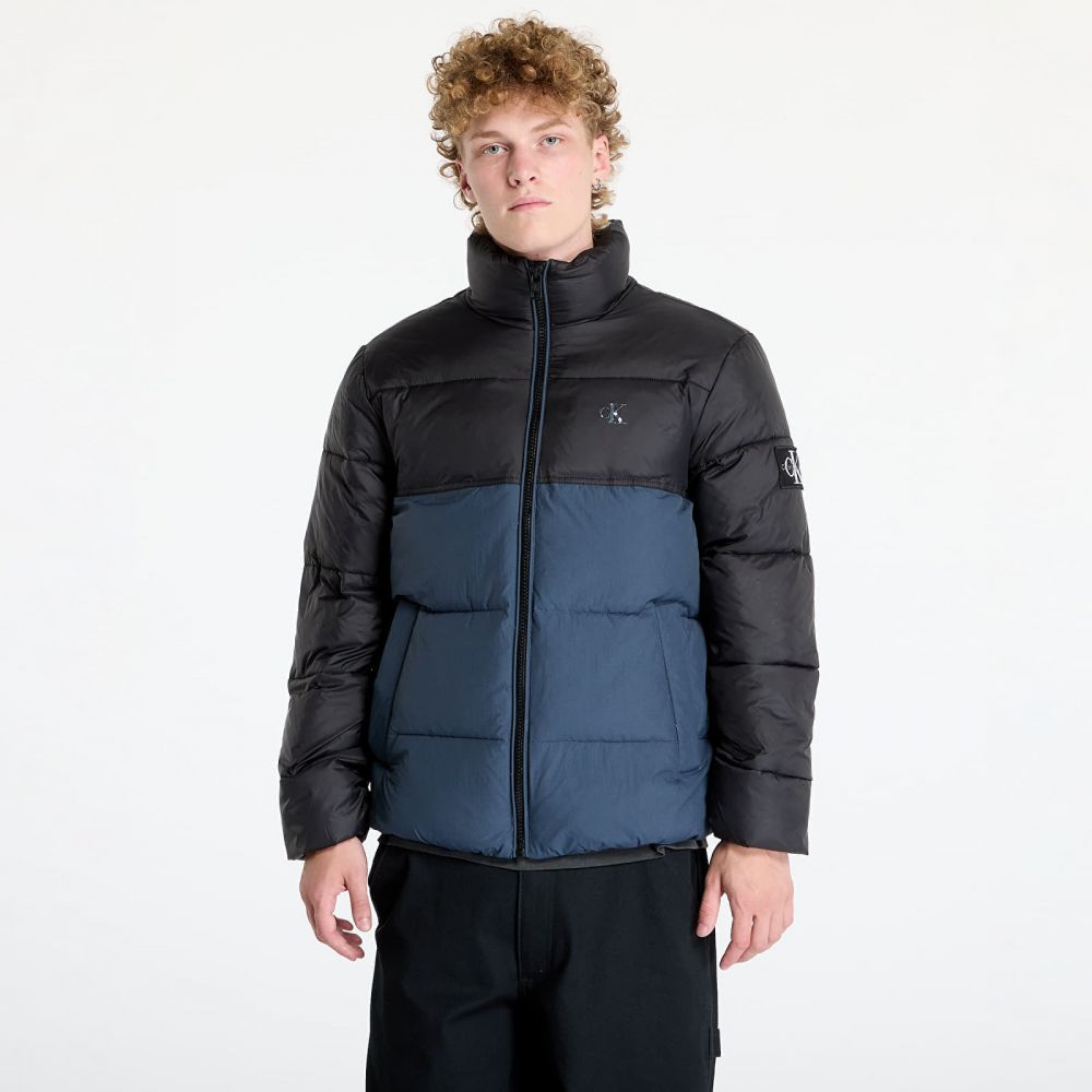 Bunda Calvin Klein Jeans Non Down Blocking Puffer Jacket Blue L