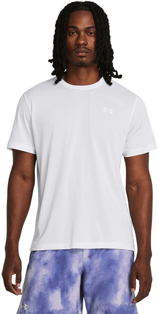 Tričko Under Armour LAUNCH SHORTSLEEVE White L