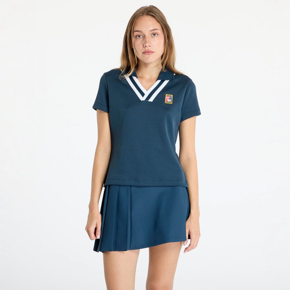Tričko Nike x YOON Women's Short-Sleeve Polo Armory Navy/ White L