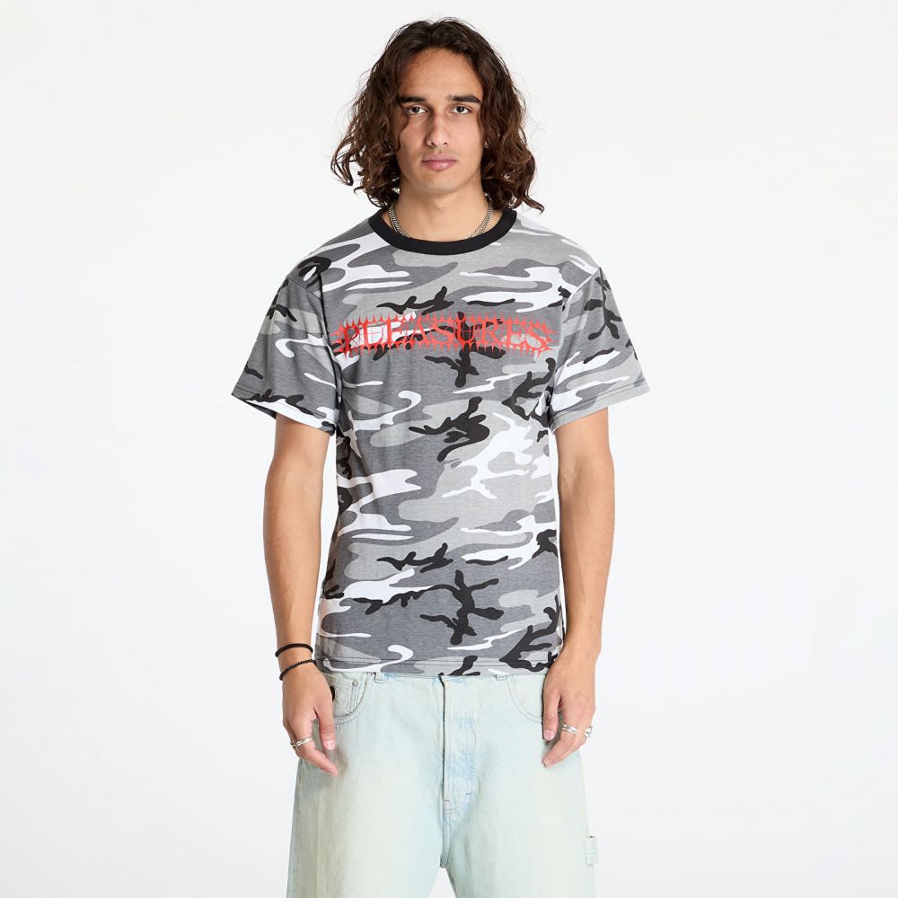 Tričko PLEASURES Spike T-Shirt Camo XL