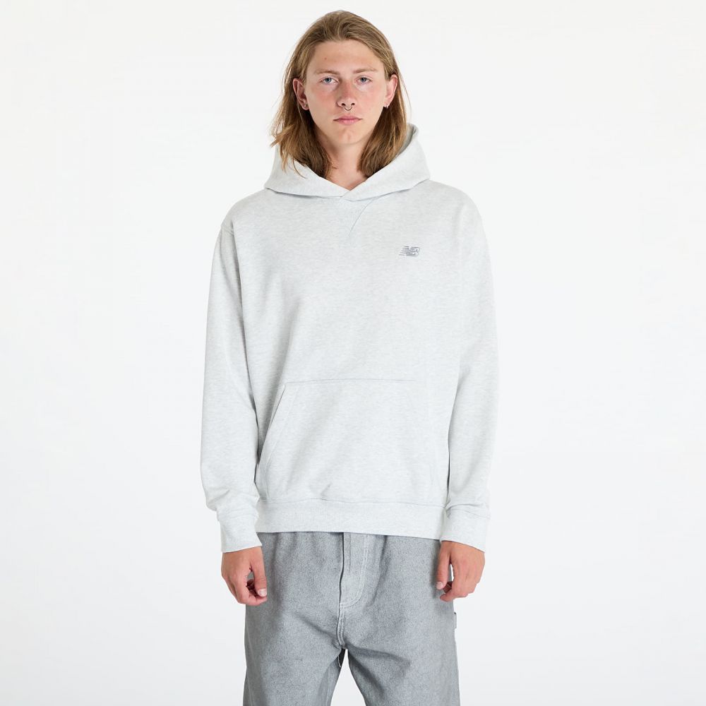 Mikina New Balance Athletics French Terry Hoodie Ash Heather L