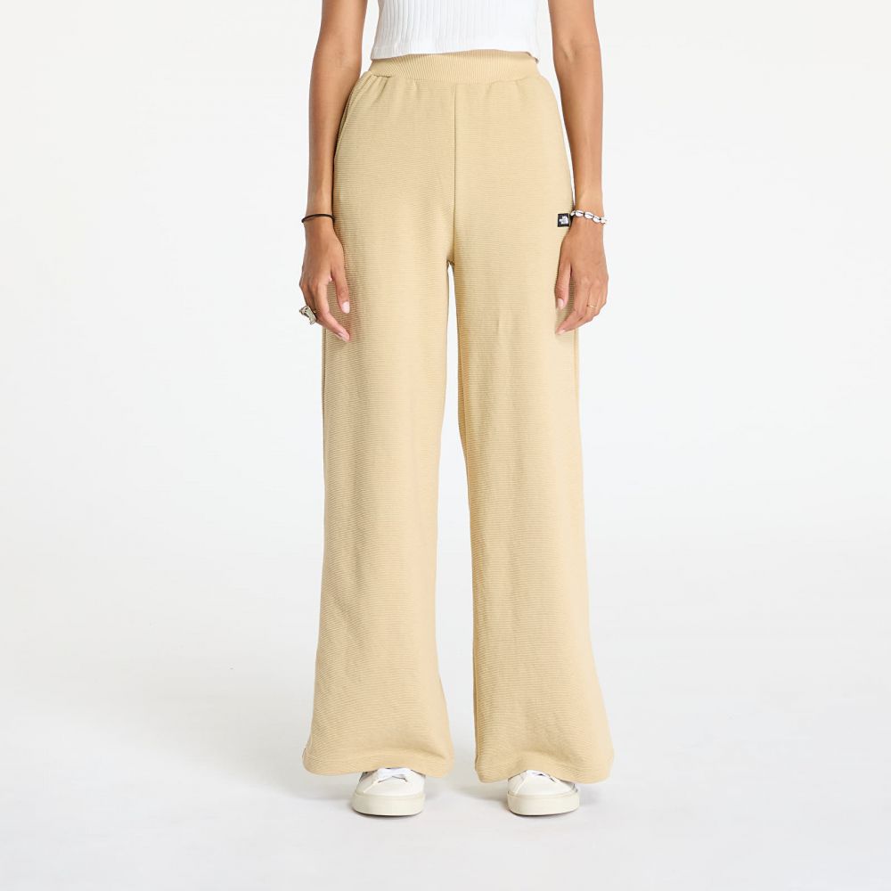 Kalhoty The North Face W Hoden Wide Leg Jogger Khaki Stone L