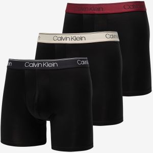 Calvin Klein Microfiber Stretch Boxer Brief 3-Pack Black S