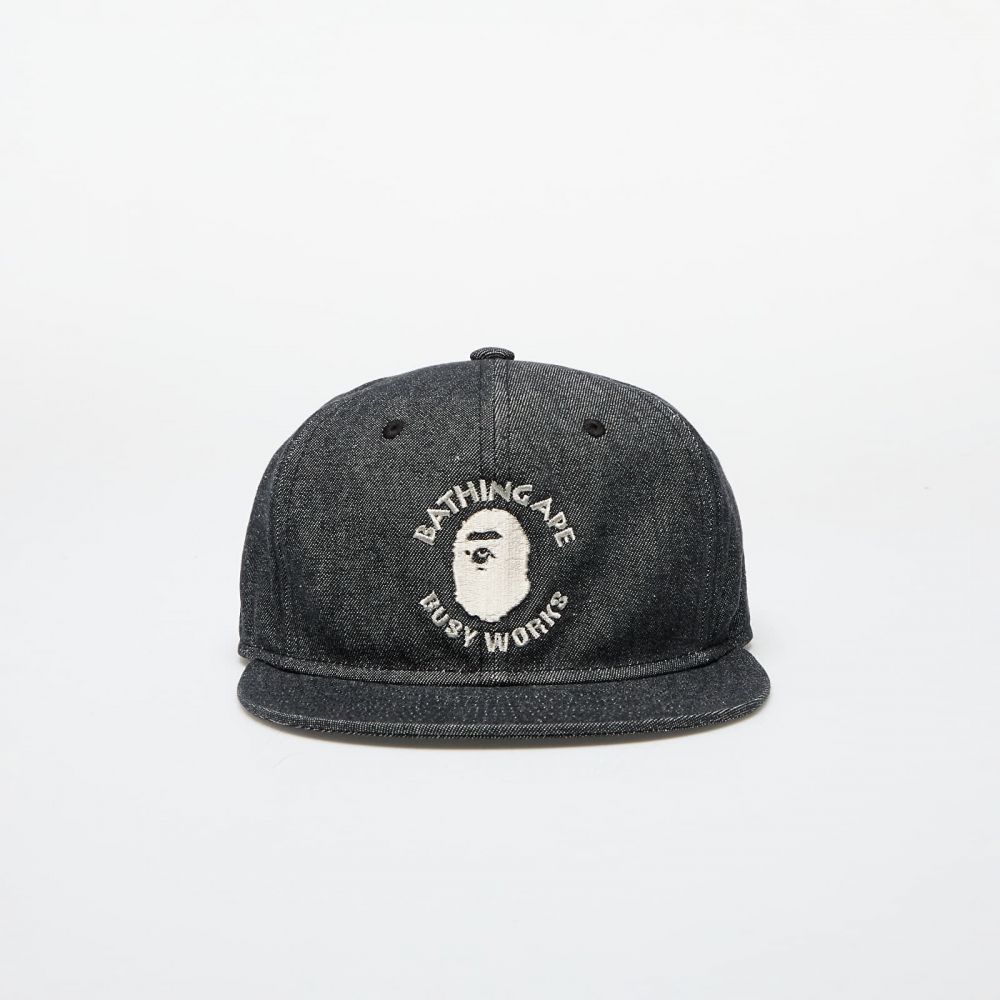 Šiltovka A BATHING APE Busy Work Denim Cap M Black Universal