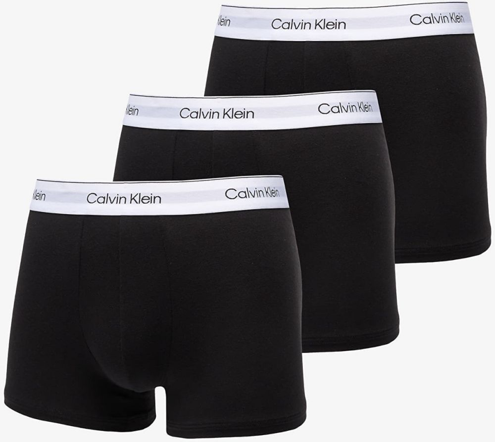 Calvin Klein Extra Soft Cotton Stretch Trunk 3-Pack Black M