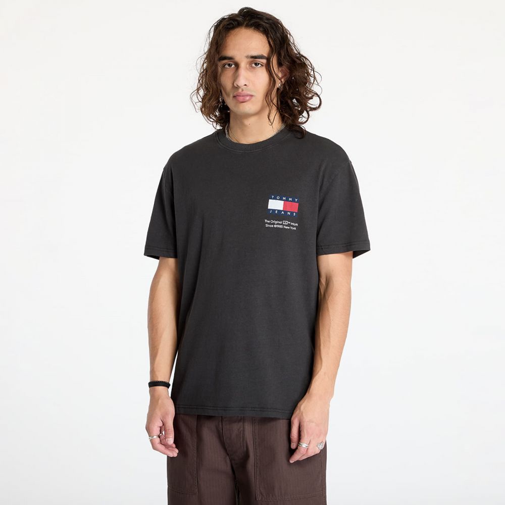 Tričko Tommy Jeans Regular Fun Novelty 2 Tee Black S