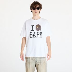 Tričko A BATHING APE I Love Bape Tee White XL