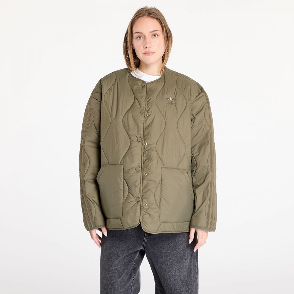 Bunda adidas Quilted Liner Jacket Olive Strata XS