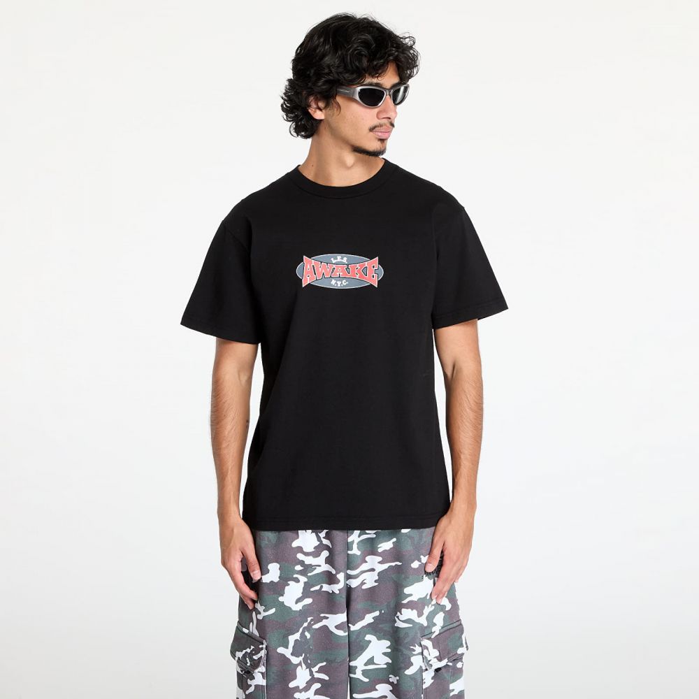 Tričko Awake NY Les Ny Tee Black S