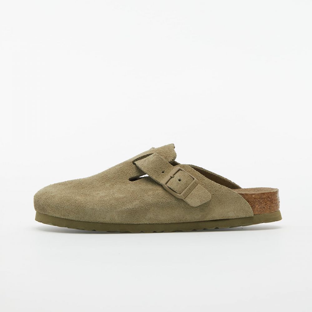 Tenisky Birkenstock Boston Birko-Flor Soft Faded Khaki EUR 38