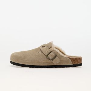 Tenisky Birkenstock Boston Shearling Suede Leather/Fur Taupe EUR 36