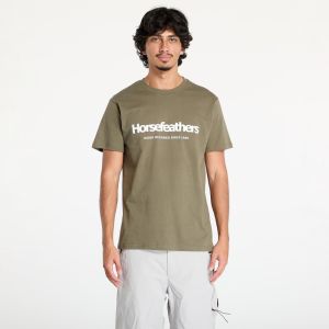 Tričko Horsefeathers Quarter T-Shirt Burnt Olive S