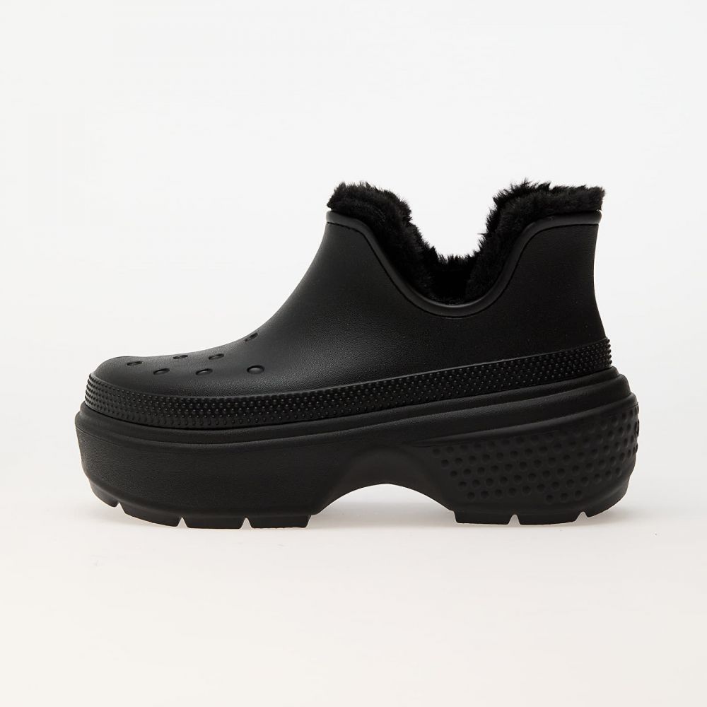 Tenisky Crocs Stomp Lined Shorty Boot Black/ Black EUR 38-39