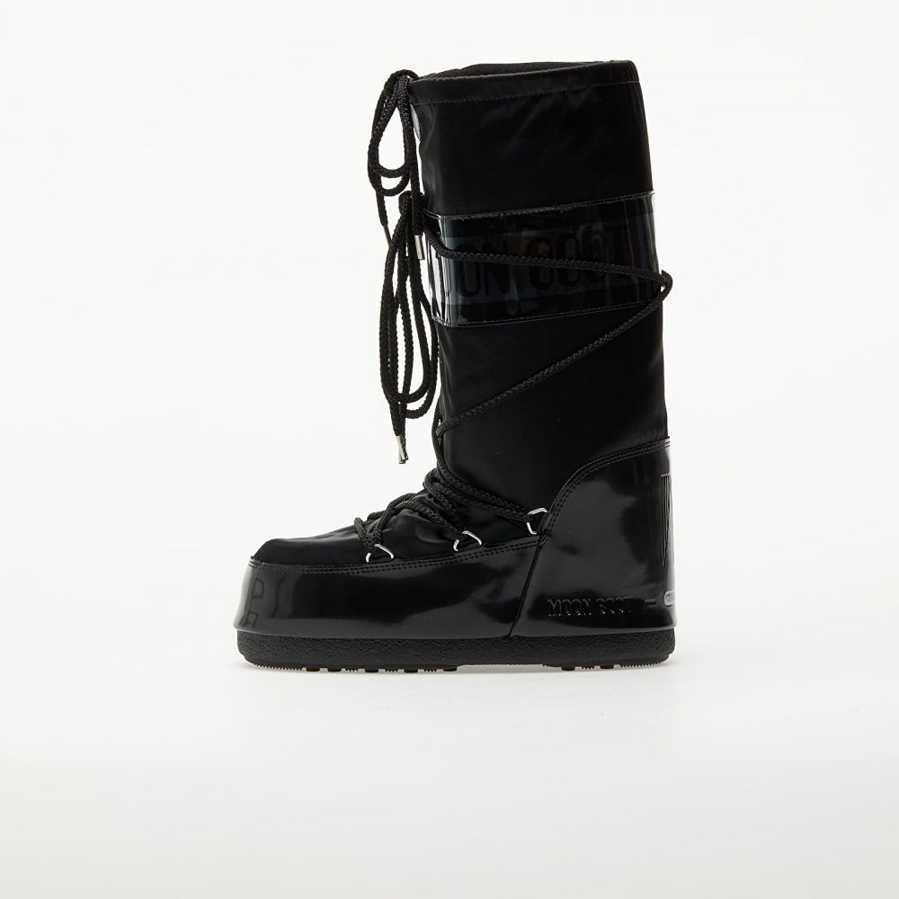 Tenisky Moon Boot Icon Satin Glance Black EUR 39-41