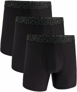 Under Armour M Perf Tech Mesh 6in 3-Pack Black M