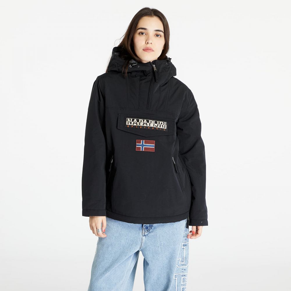 Bunda Napapijri Rainforest W Pkt 4 Black L