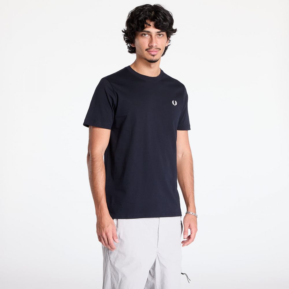 Tričko FRED PERRY Crew Neck T-Shirt Navy M