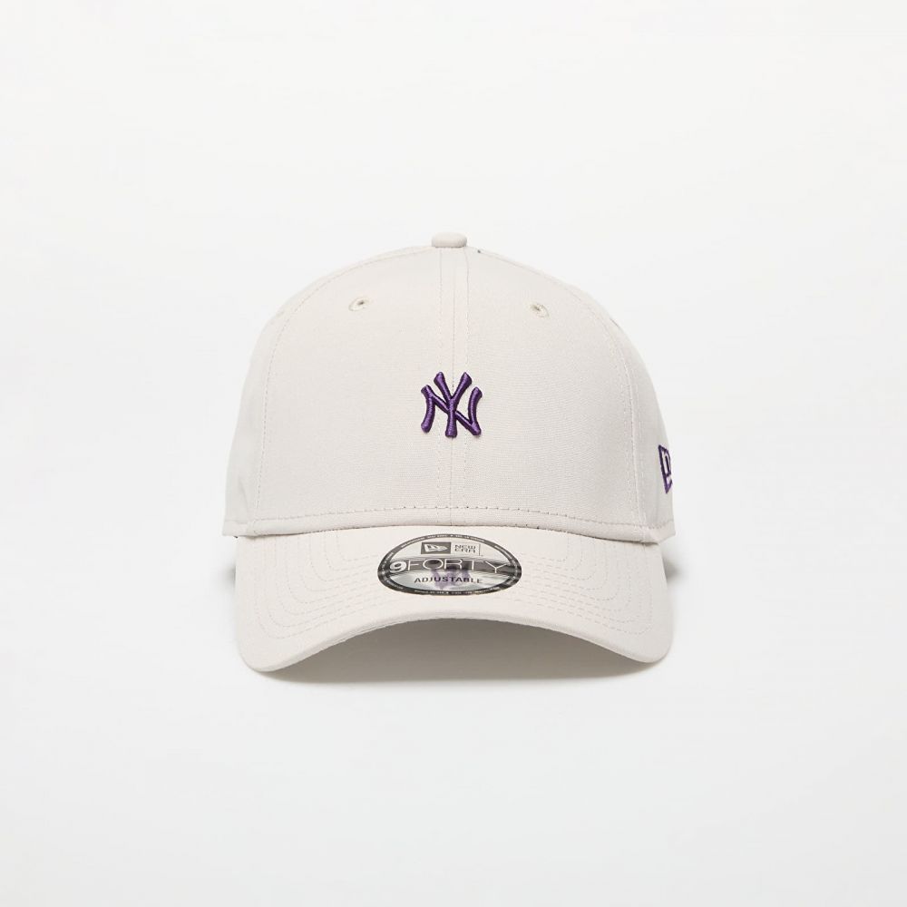 Šiltovka New Era New York Yankees MLB Repreve Mini Logo 9FORTY Adjustable Cap Stone/ Purple Universal