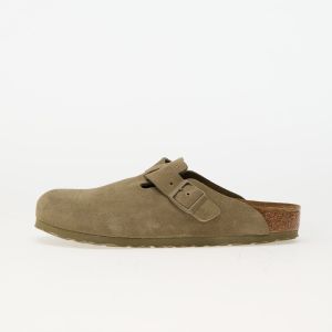 Tenisky Birkenstock Boston Leather Velvet Faded Khaki EUR 44