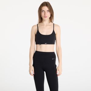 Nike Sportswear Classic Women's Light-Support Lightly Lined Ribbed Scoop-Neck Bra Black/ Black/ Black/ Sail S