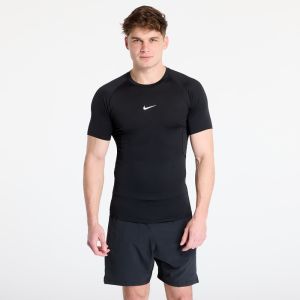 Tričko Nike Pro Men's Dri-FIT Tight Short-Sleeve Fitness Top Black/ White M