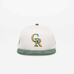 Šiltovka New Era Colorado Rockies MLB Contrast Cord 59FIFTY Cap Stone/ Dark Green 7 5/8