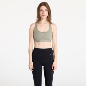 Nike Swoosh Light Support Women's Non-Padded Sports Bra Light Army/ White XS