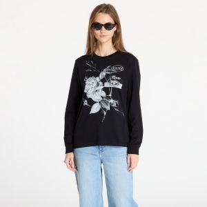 Tričko Vans Damask LS Bff Black S