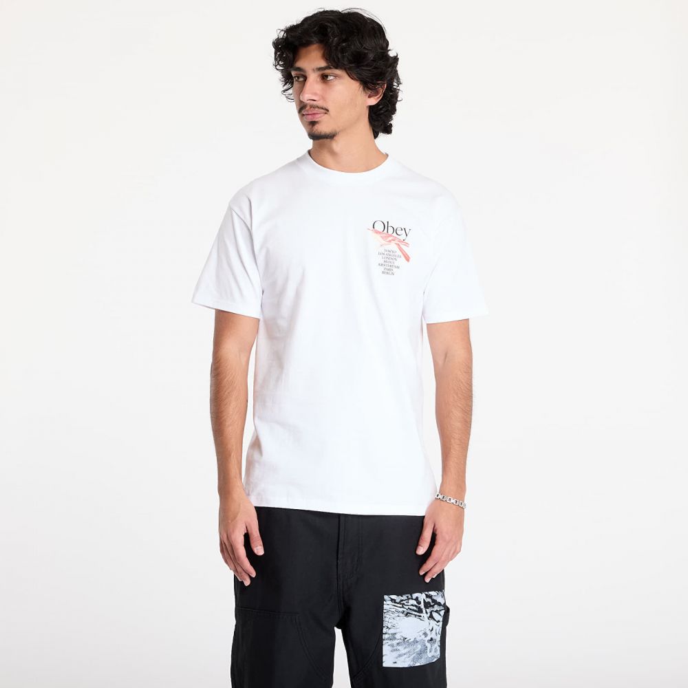 Tričko OBEY Obey Bird T-Shirt White S