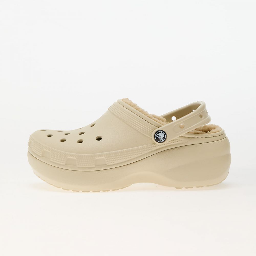 Tenisky Crocs Classic Platform Lined Clog W Bone EUR 34-35