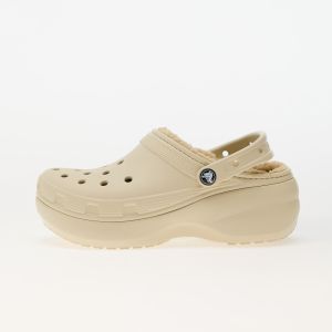 Tenisky Crocs Classic Platform Lined Clog W Bone EUR 34-35