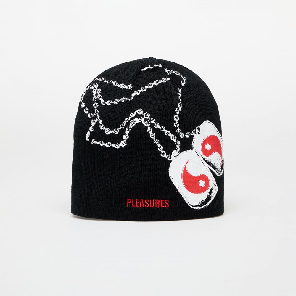 PLEASURES Dog Tags Skully Black Universal