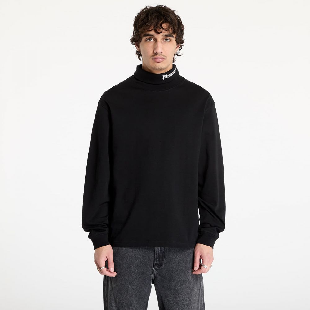 Tričko PLEASURES Satisfaction Turtleneck Black M