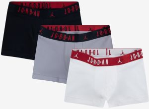 Jordan Mens Flight Cotton 3-Pack Trunk Black/ White S