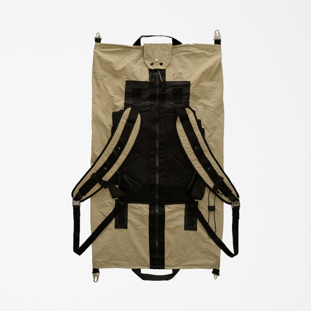 C.P. Company Plain Paper Touch Backpack Vintage Khaki Universal