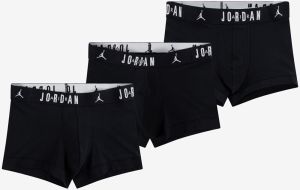 Jordan Mens Flight Cotton 3-Pack Trunk Black L