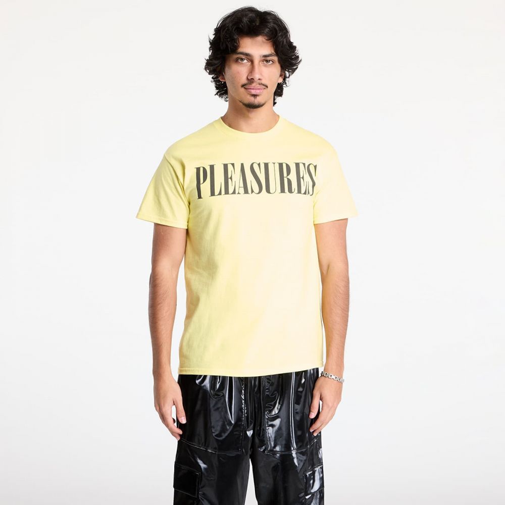 Tričko PLEASURES Onyx 24 T-Shirt Cornsilk L