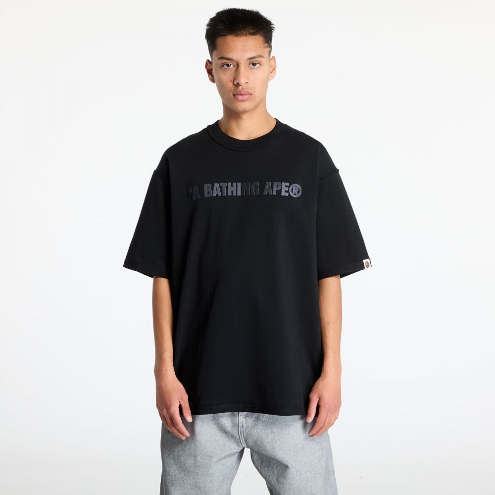 Tričko A BATHING APE Bathing Ape Logo Relaxed Fit Inside Out Tee Black XXL