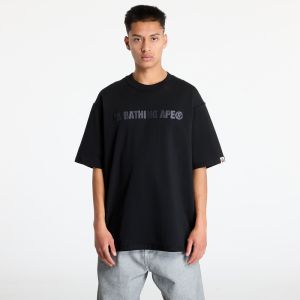 Tričko A BATHING APE Bathing Ape Logo Relaxed Fit Inside Out Tee Black XXL