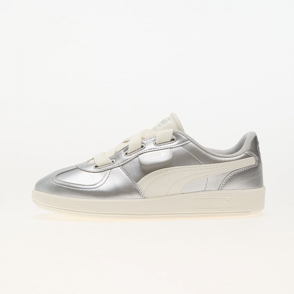 Tenisky Puma Palermo Wide Lace Metallic Puma Silver-White EUR 41
