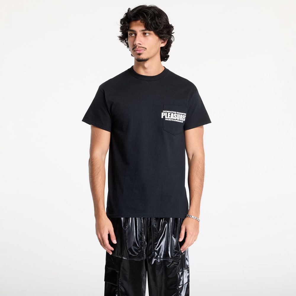 Tričko PLEASURES Staff Pocket T-Shirt Black L