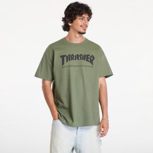 Tričko Thrasher Skate Mag T-Shirt Army Green S