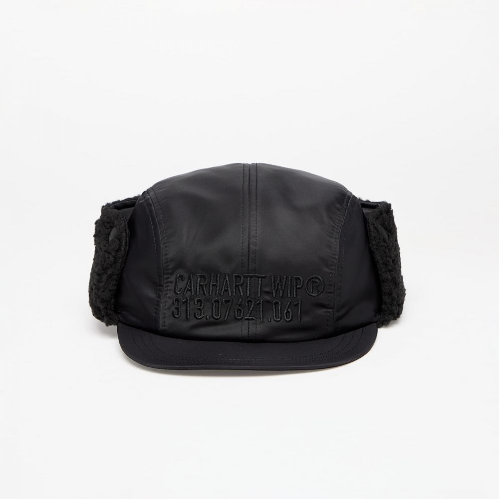 Šiltovka Carhartt WIP Olten Ear Guard Cap Black/ Black Universal